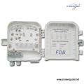 PG-FTTH0208B SC adaptateur PC + ABS en plastique Vente chaude type de verrouillage Extérieure Fiber Optique Splitter